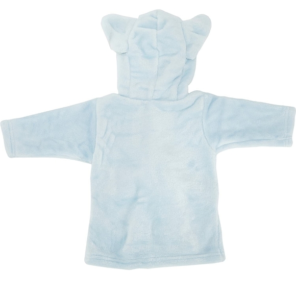 💜3/$30 ⚘NWOT⚘2 PC Elephant and Giraffe Print Robe Set Bundle size 0-9M - Picture 3 of 5